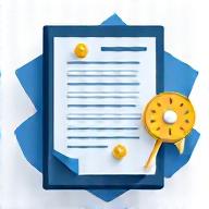 Ícono de un formulario en línea.