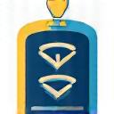 Ícono de un tag IAVE con una marca de verificación.